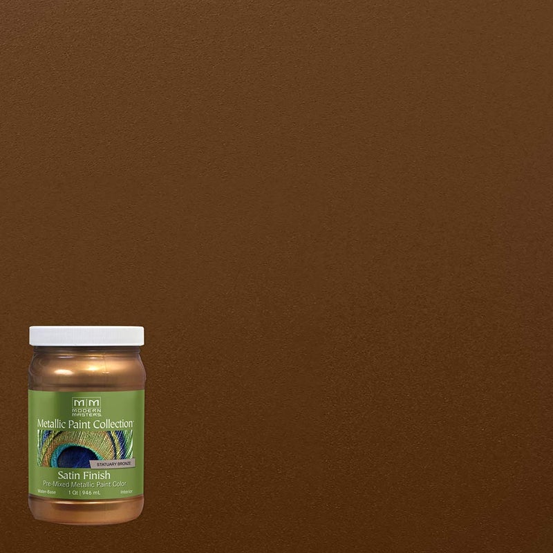 Modern Masters qt Modern Masters ME190 Statuary Bronze Metallic Paint Collection, Satin Water-Based Decorative Metallic Paint - Image 2